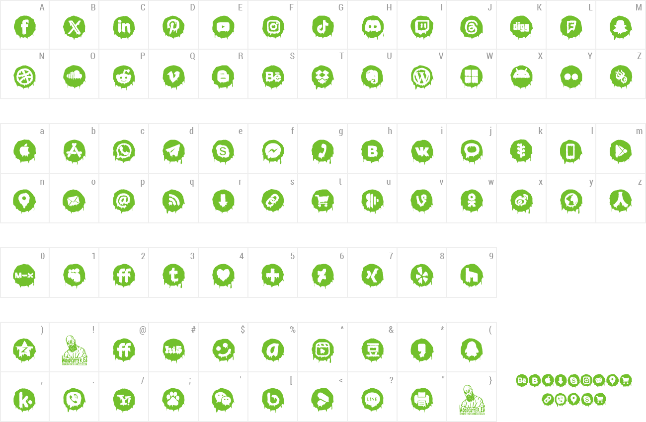 Font Scary Social Media preview